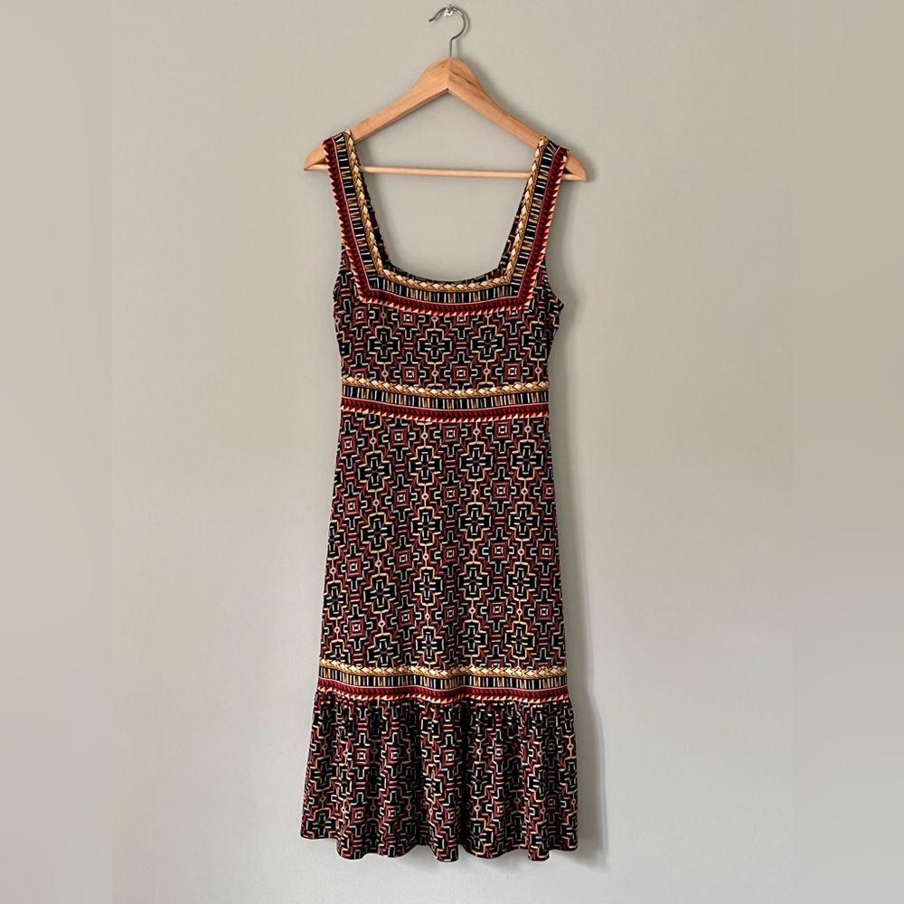 BCBG Summer Print Midi Dress - S